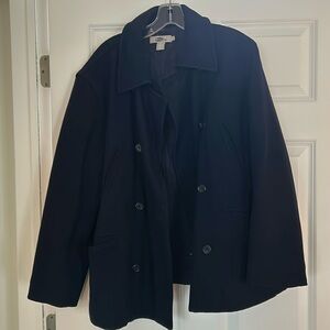 GUC J. Crew Navy Wool Pea Coat